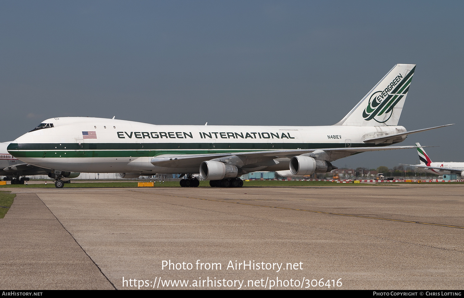 Aircraft Photo of N481EV | Boeing 747-132(SF) | Evergreen International Airlines | AirHistory.net #306416