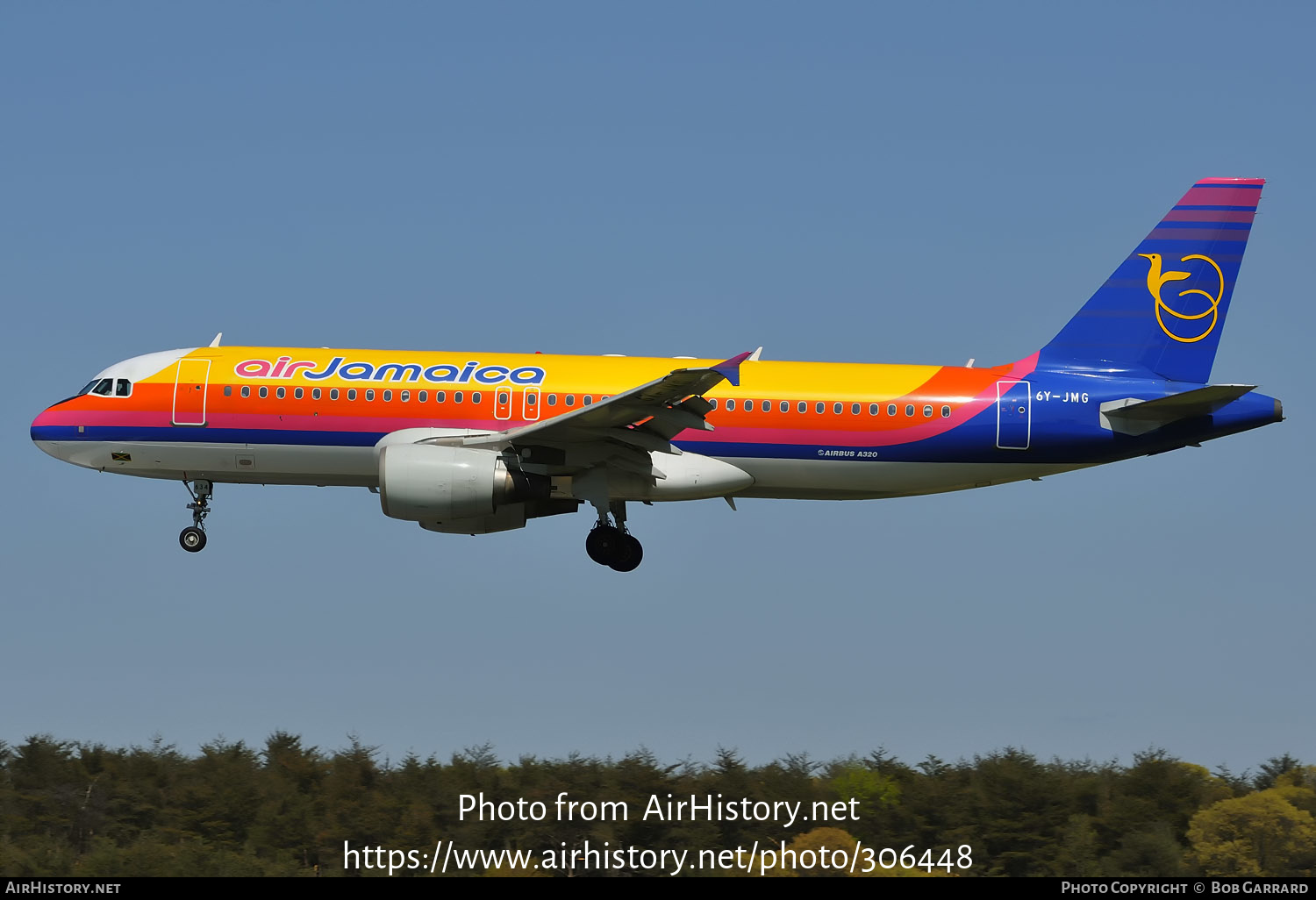 Aircraft Photo of 6Y-JMG | Airbus A320-214 | Air Jamaica | AirHistory.net #306448