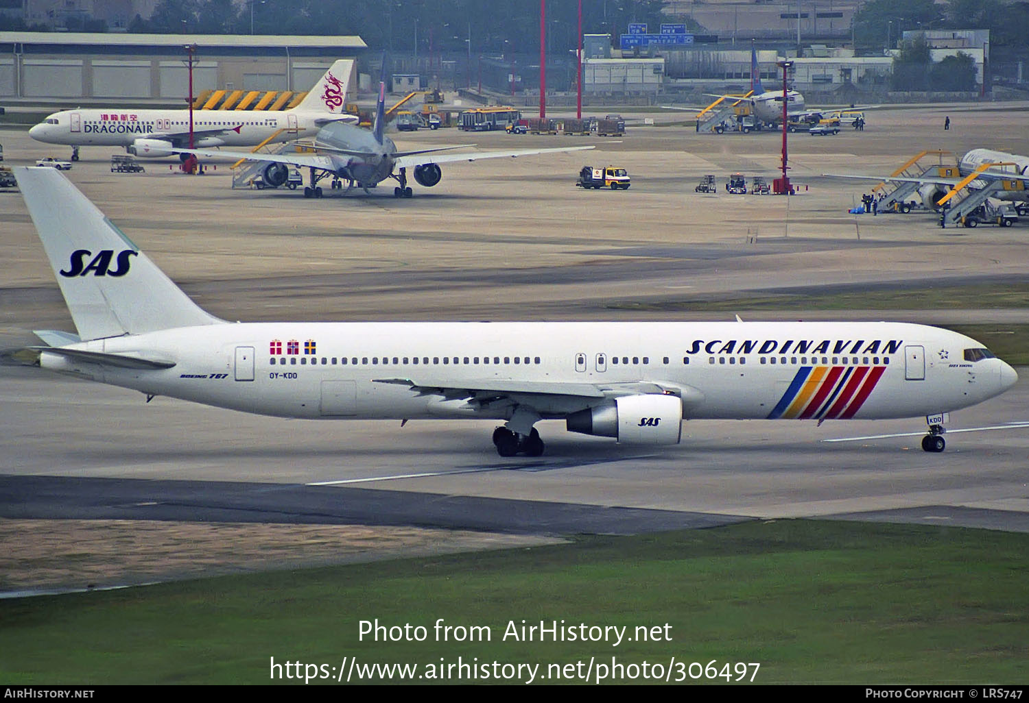 Aircraft Photo of OY-KDO | Boeing 767-383/ER | Scandinavian Airlines - SAS | AirHistory.net #306497