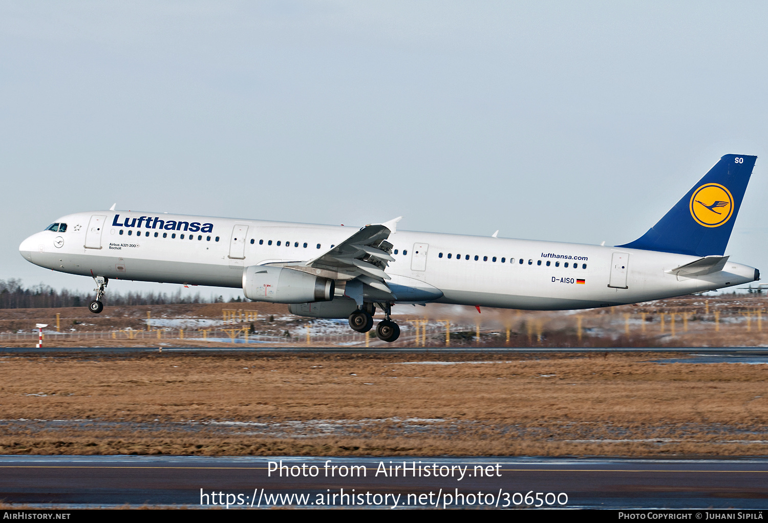 Aircraft Photo of D-AISO | Airbus A321-231 | Lufthansa | AirHistory.net #306500