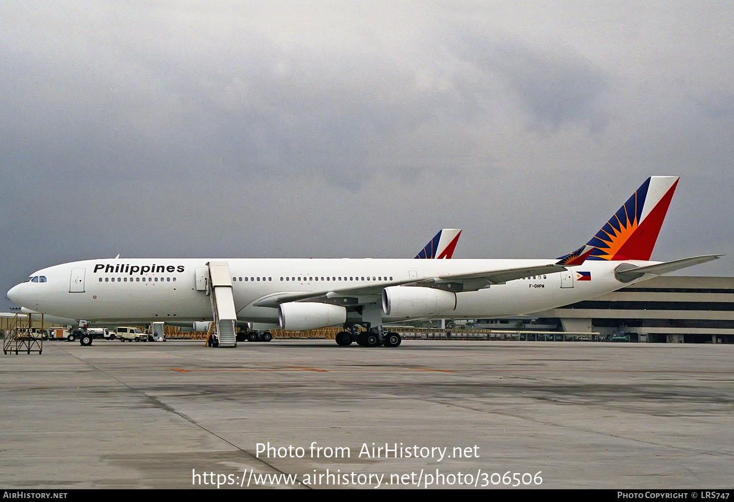 Aircraft Photo of F-OHPM | Airbus A340-313X | Philippine Airlines | AirHistory.net #306506