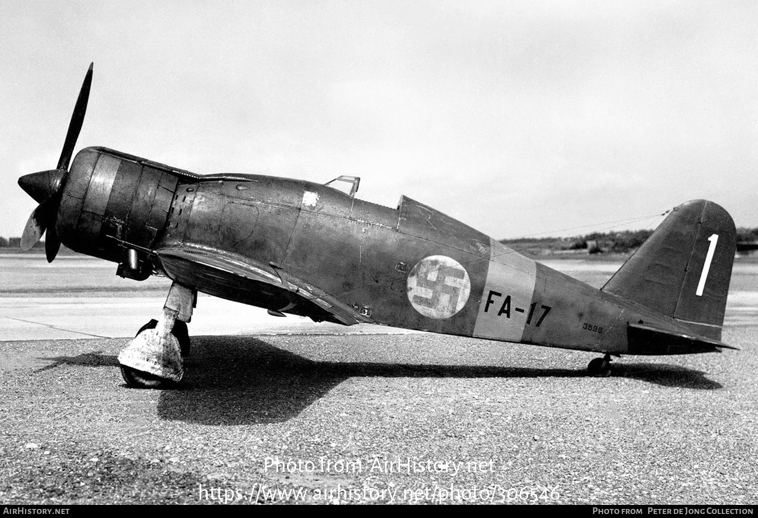 Aircraft Photo of FA-17 | Fiat G.50 Freccia | Finland - Air Force | AirHistory.net #306546