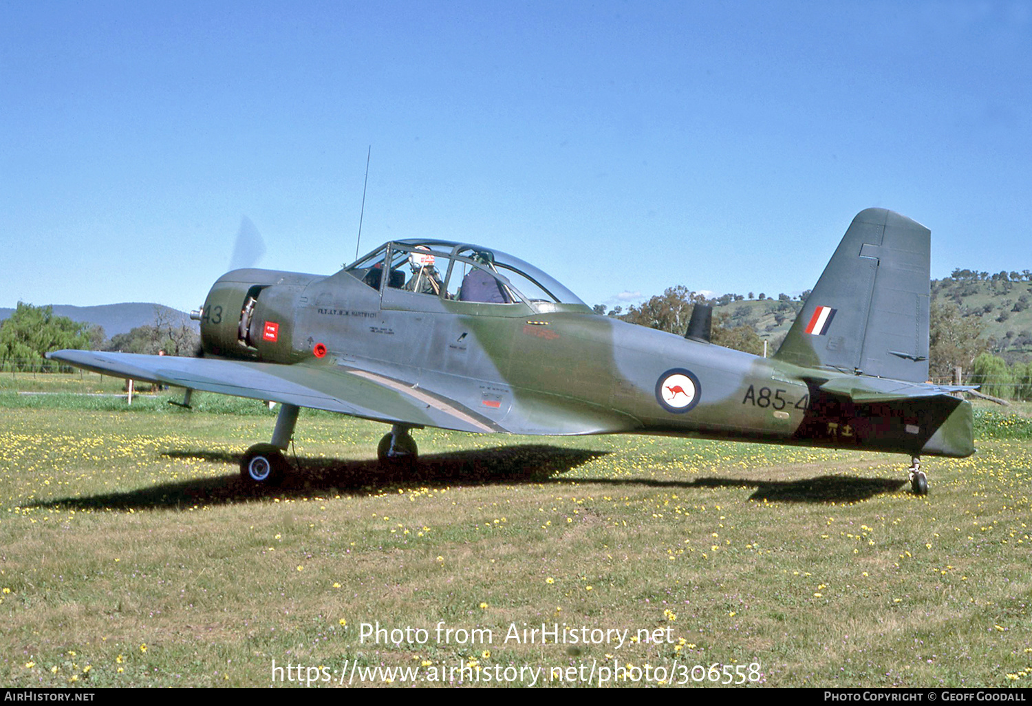 Aircraft Photo of A85-443 | Commonwealth CA-25 Winjeel | Australia - Air Force | AirHistory.net #306558