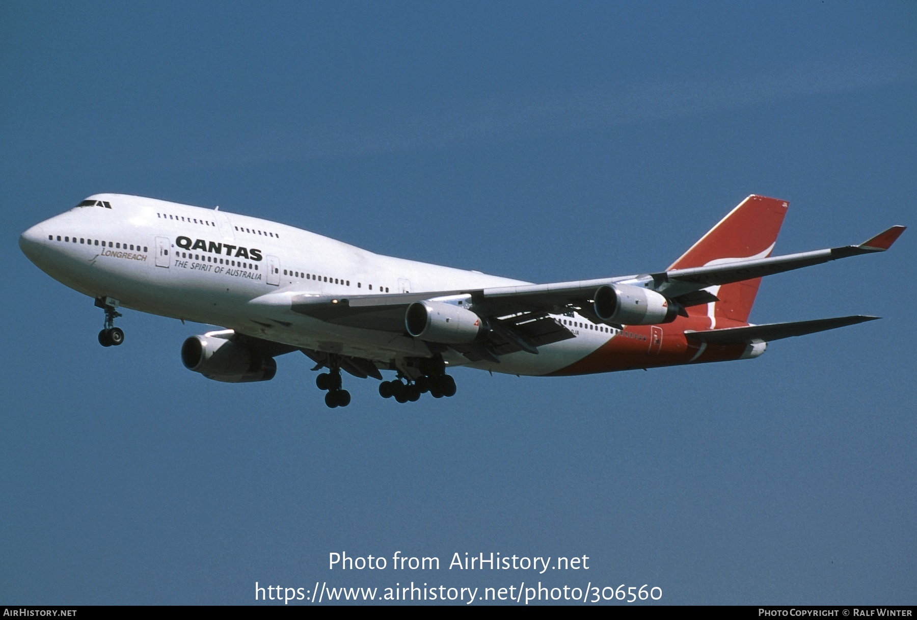 Aircraft Photo of VH-OJA | Boeing 747-438 | Qantas | AirHistory.net #306560