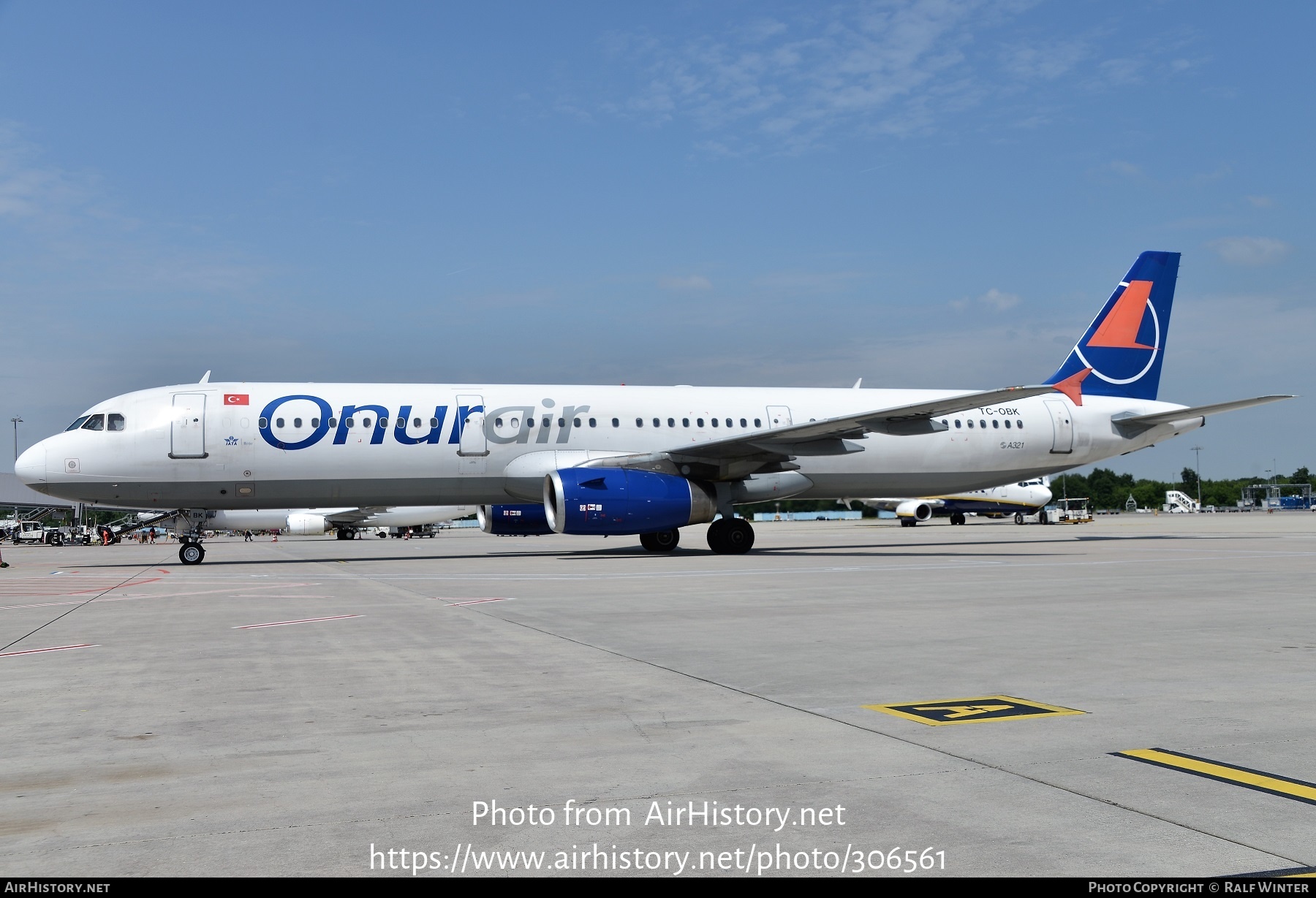 Aircraft Photo of TC-OBK | Airbus A321-231 | Onur Air | AirHistory.net #306561