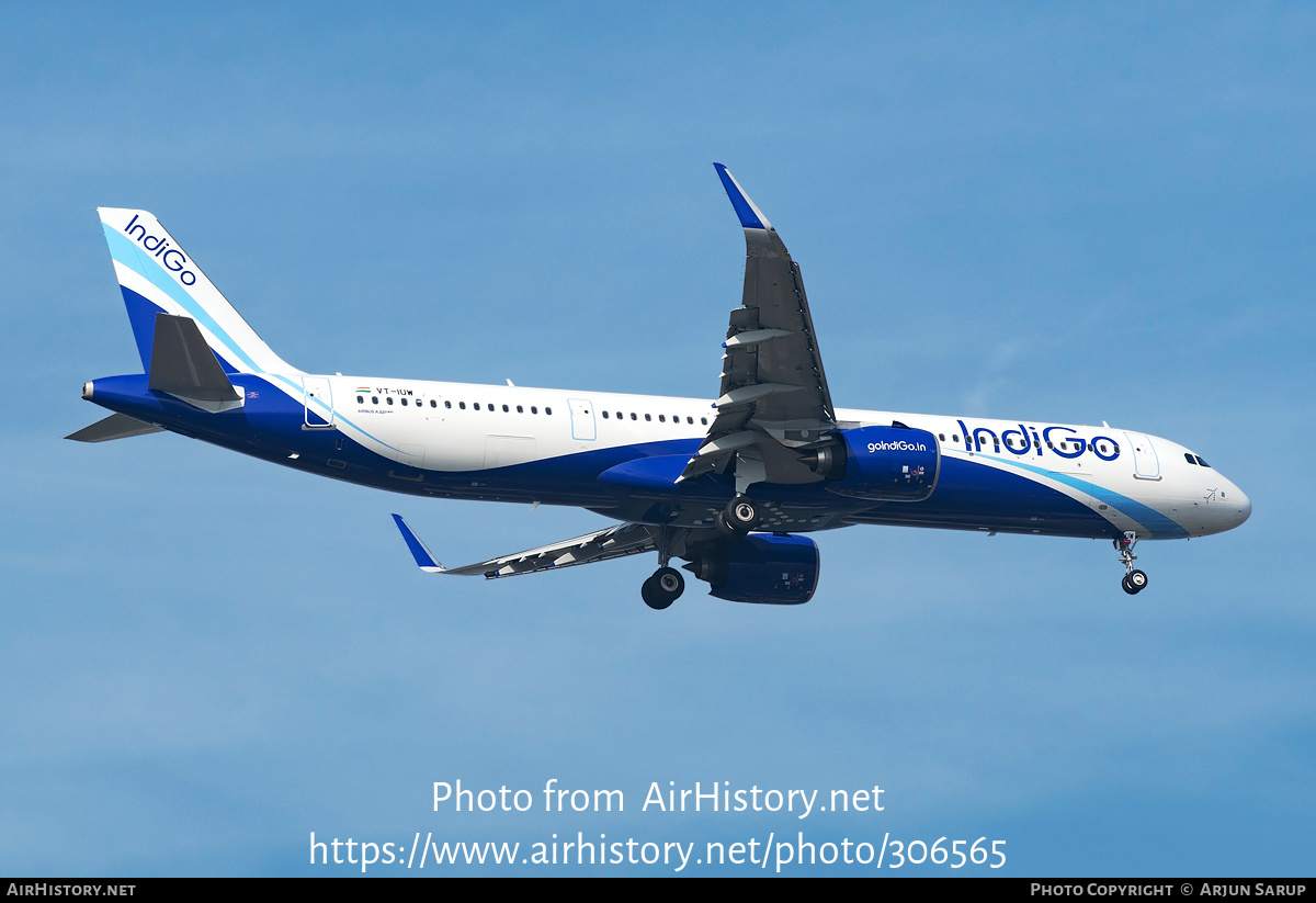 Aircraft Photo of VT-IUW | Airbus A321-271NX | IndiGo | AirHistory.net #306565