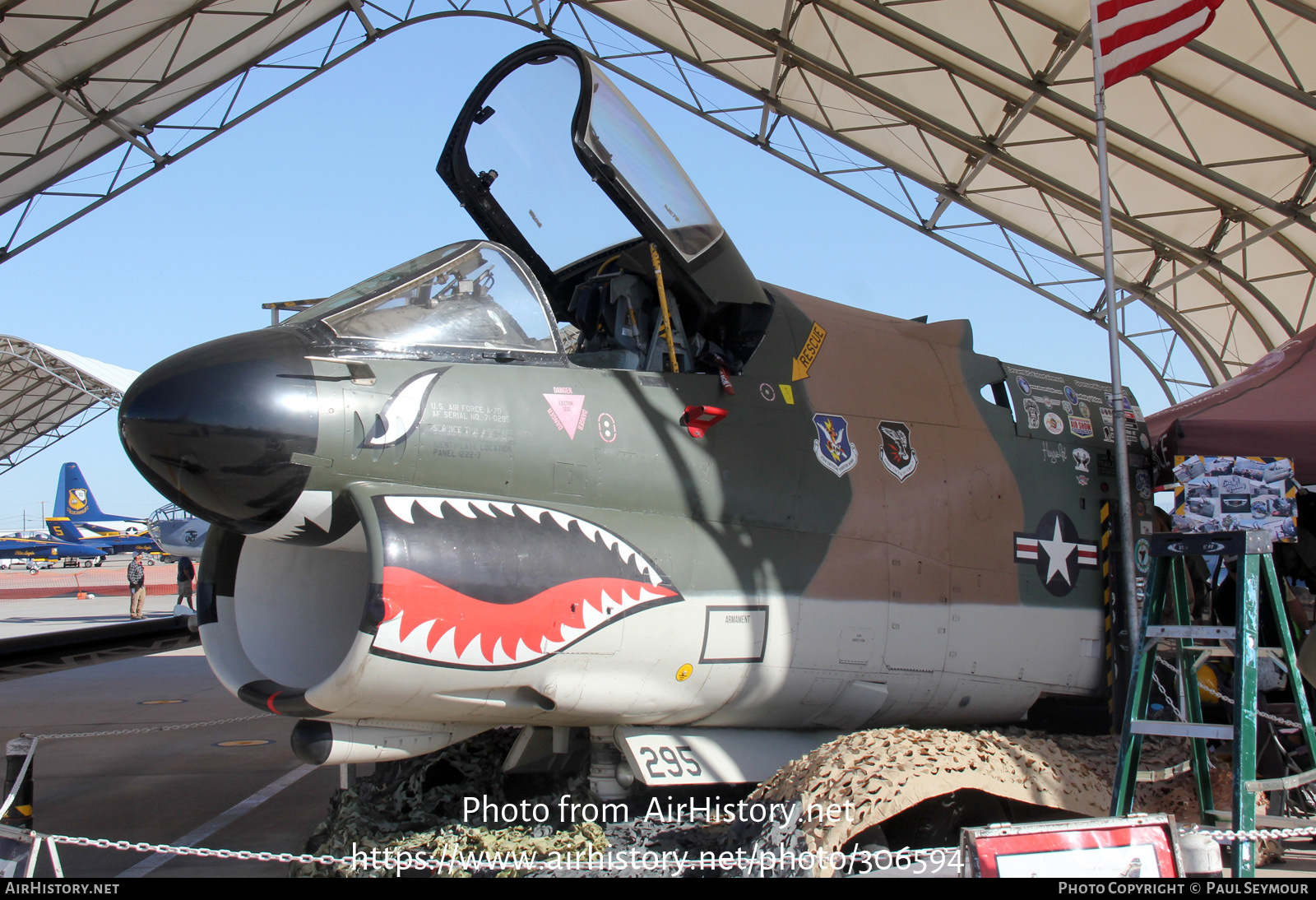 Aircraft Photo of 71-0295 / 295 | LTV A-7D Corsair II | USA - Air Force | AirHistory.net #306594