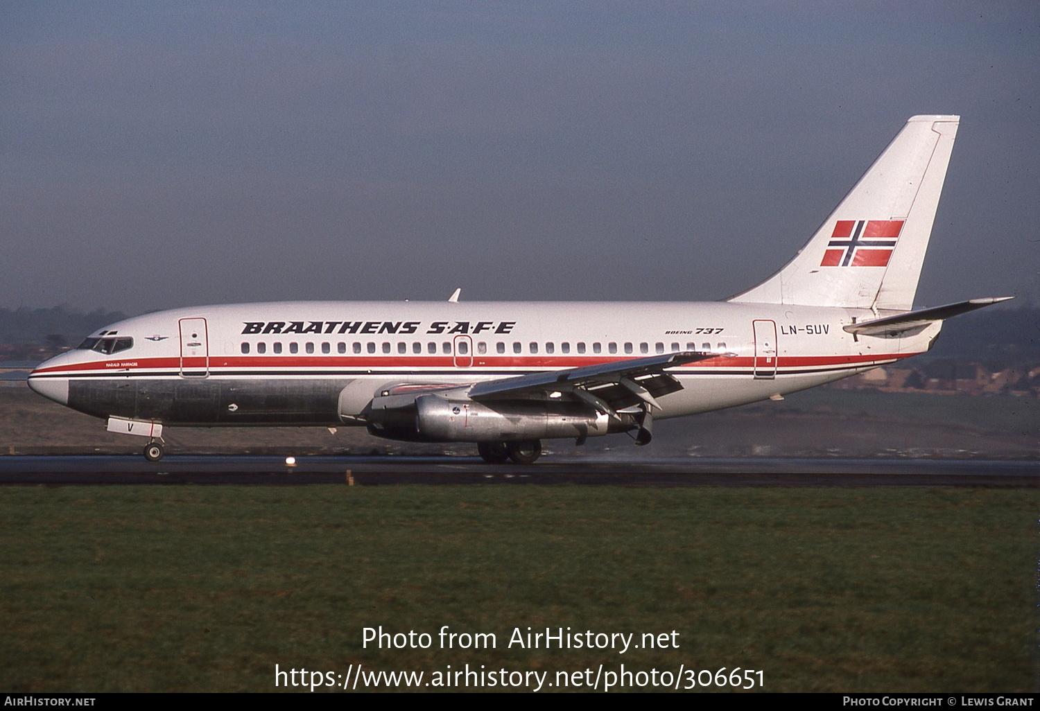 Aircraft Photo of LN-SUV | Boeing 737-205/Adv | Braathens SAFE | AirHistory.net #306651