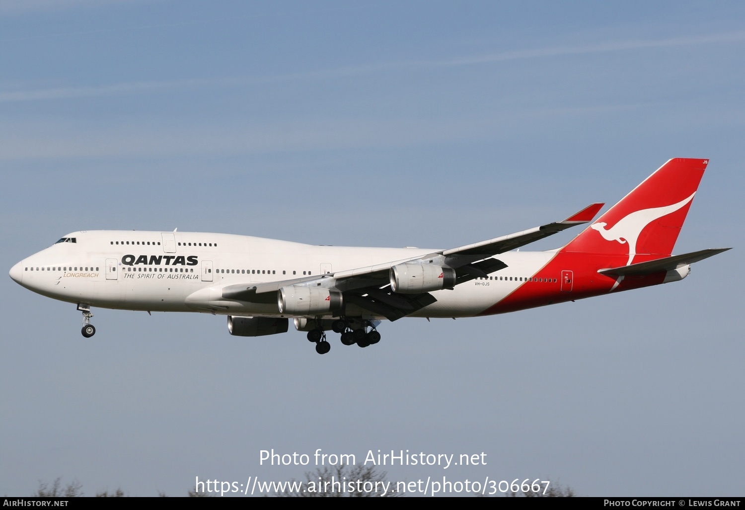 Aircraft Photo of VH-OJS | Boeing 747-438 | Qantas | AirHistory.net #306667