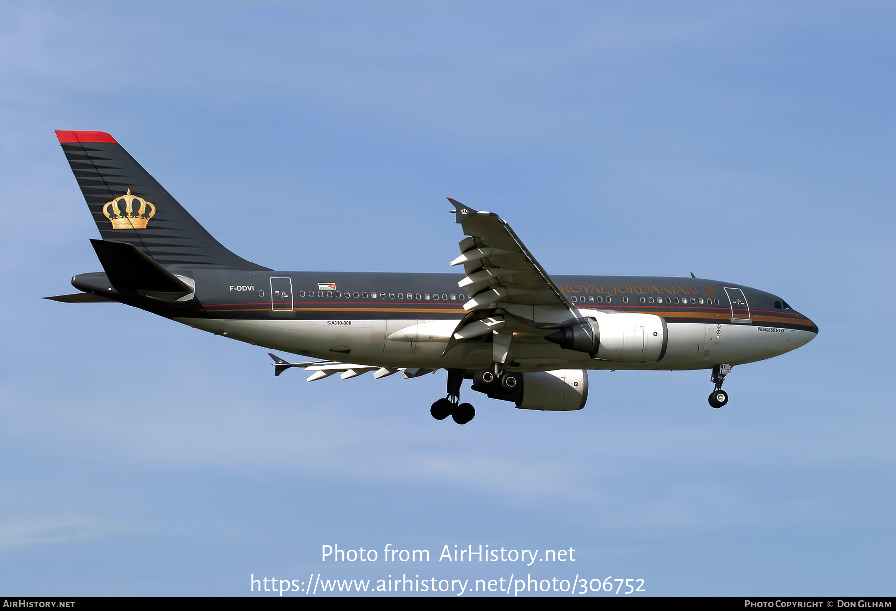 Aircraft Photo of F-ODVI | Airbus A310-304 | Royal Jordanian Airlines | AirHistory.net #306752