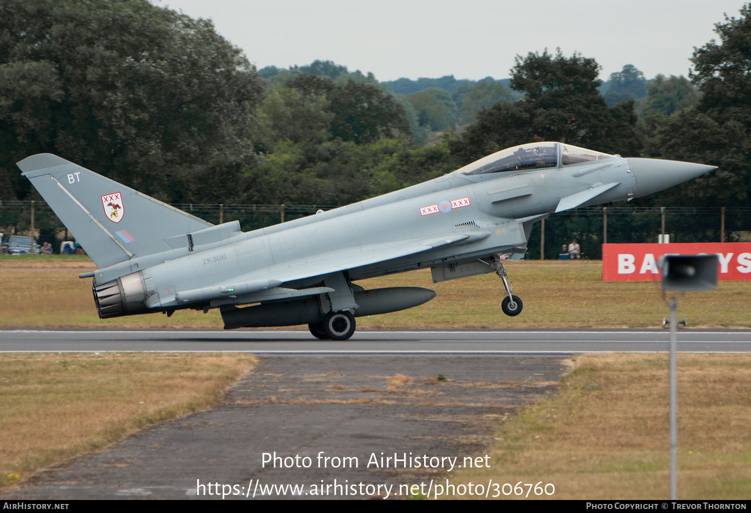 Aircraft Photo of ZK306 | Eurofighter EF-2000 Typhoon FGR4 | UK - Air Force | AirHistory.net #306760