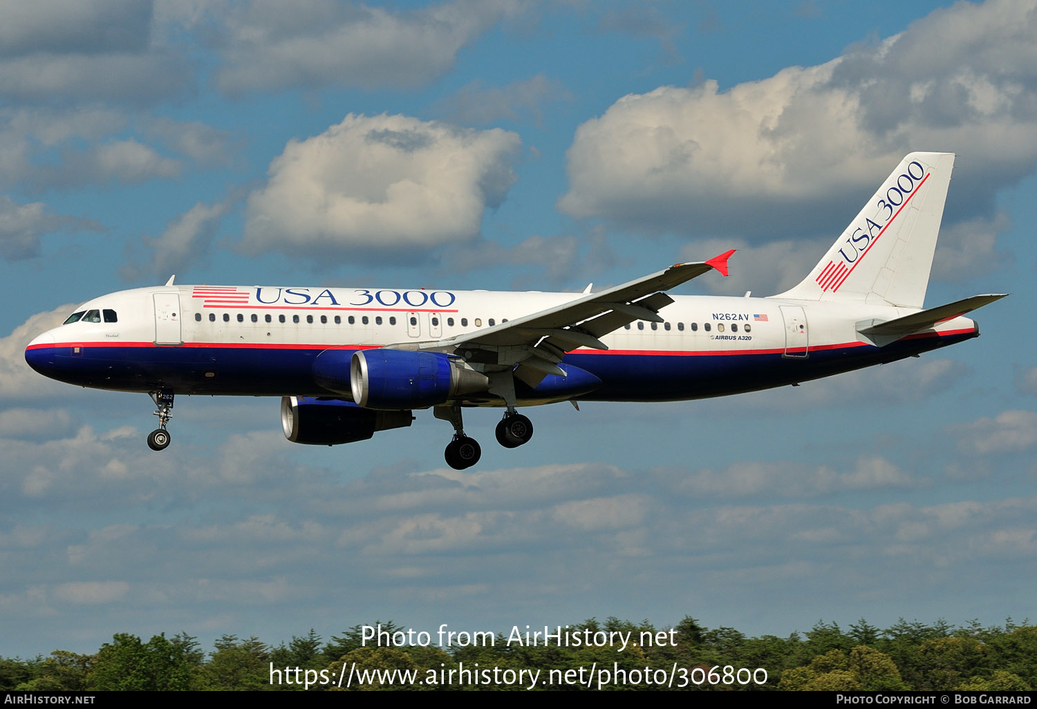 Aircraft Photo of N262AV | Airbus A320-214 | USA 3000 Airlines | AirHistory.net #306800