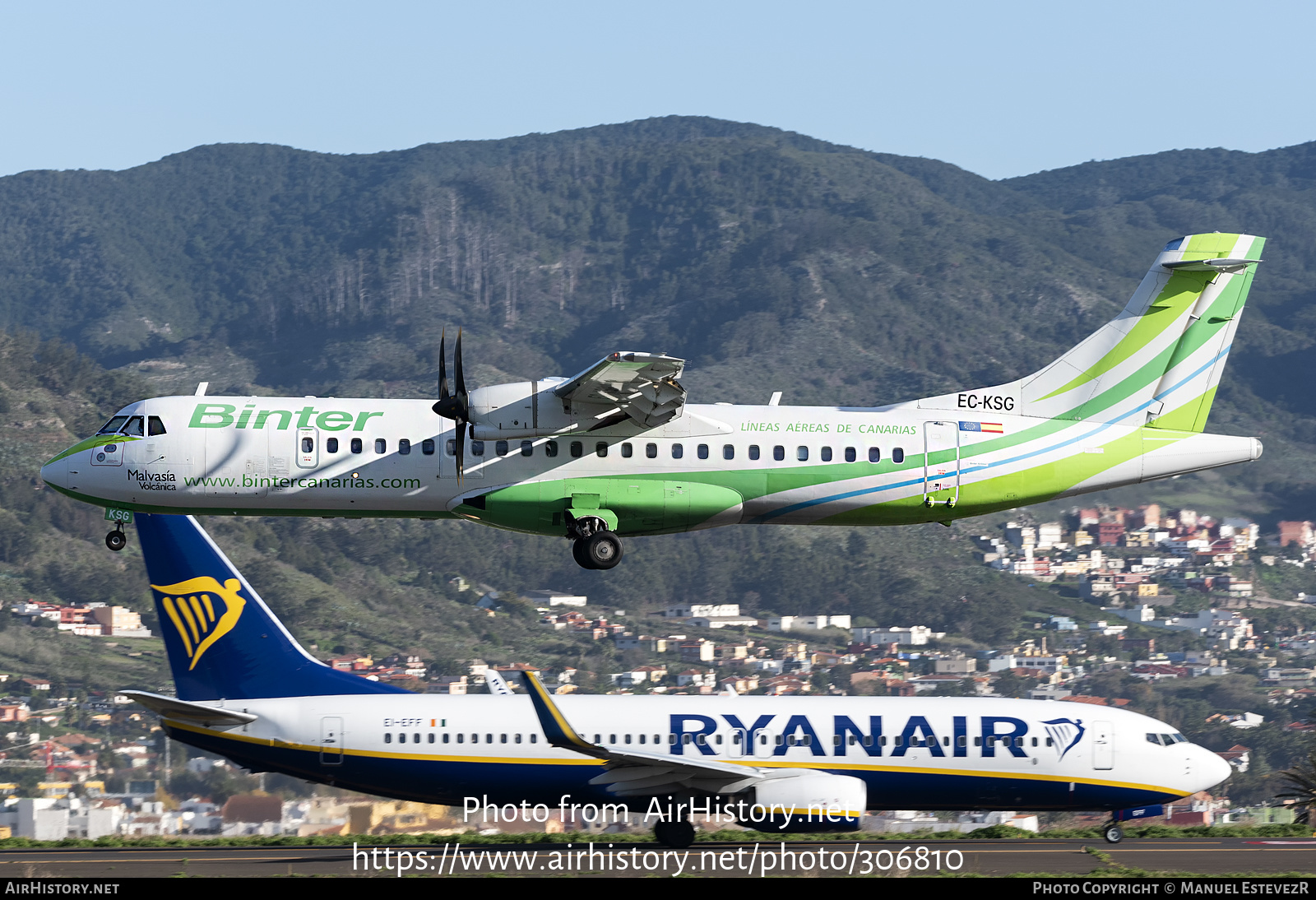 Aircraft Photo of EC-KSG | ATR ATR-72-600 (ATR-72-212A) | Binter Canarias | AirHistory.net #306810