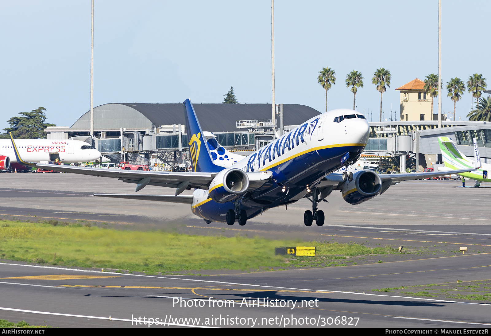 Aircraft Photo of EI-DCF | Boeing 737-8AS | Ryanair | AirHistory.net #306827