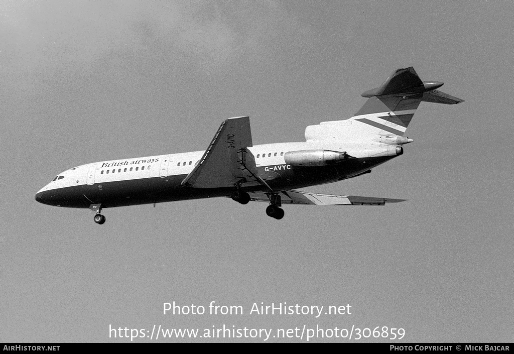 Aircraft Photo of G-AVYC | Hawker Siddeley HS-121 Trident 1E | British Airways | AirHistory.net #306859