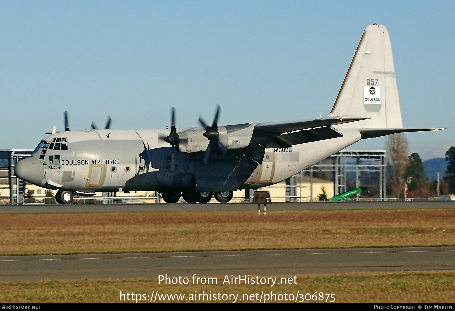 Aircraft Photo of N130CG / 957 | Lockheed C-130H Hercules | Coulson Flying Tankers | AirHistory.net #306875