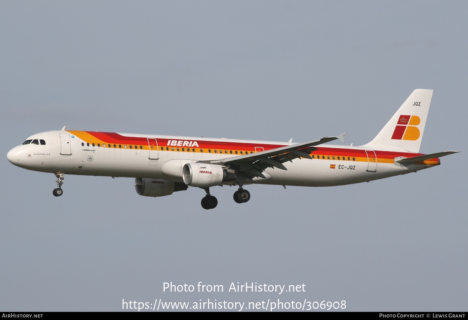 Aircraft Photo of EC-JQZ | Airbus A321-211 | Iberia | AirHistory.net #306908