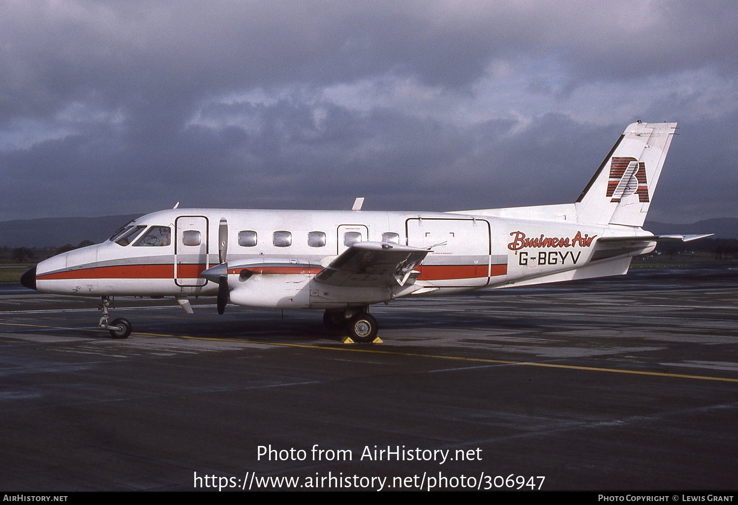 Aircraft Photo of G-BGYV | Embraer EMB-110P1 Bandeirante | Business Air | AirHistory.net #306947