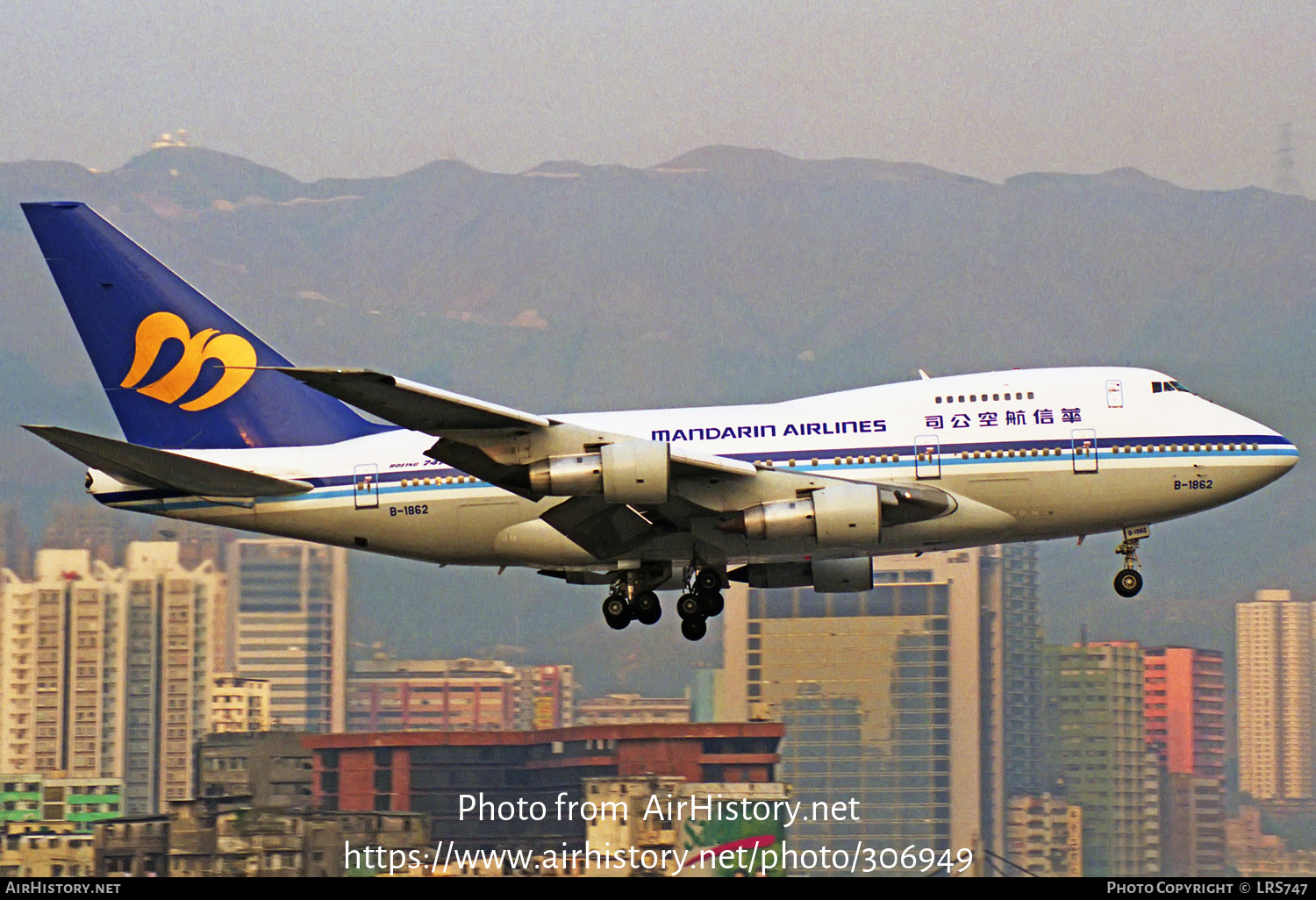 Aircraft Photo Of B-1862 | Boeing 747SP-09 | Mandarin Airlines ...