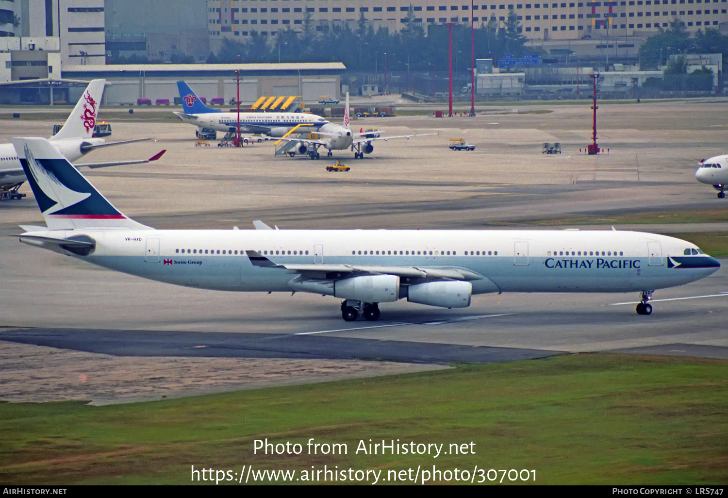 Aircraft Photo of VR-HXD | Airbus A340-313X | Cathay Pacific Airways | AirHistory.net #307001