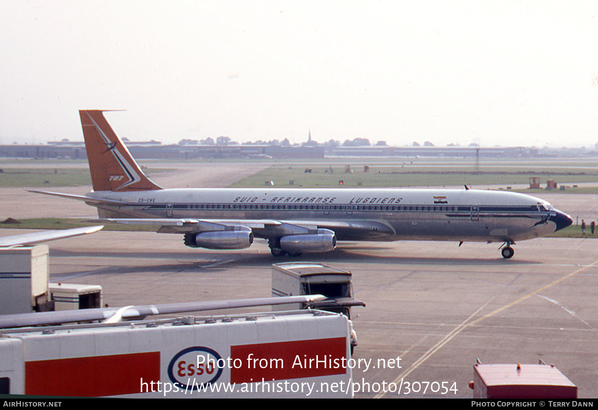 Aircraft Photo of ZS-CKE | Boeing 707-344 | South African Airways - Suid-Afrikaanse Lugdiens | AirHistory.net #307054