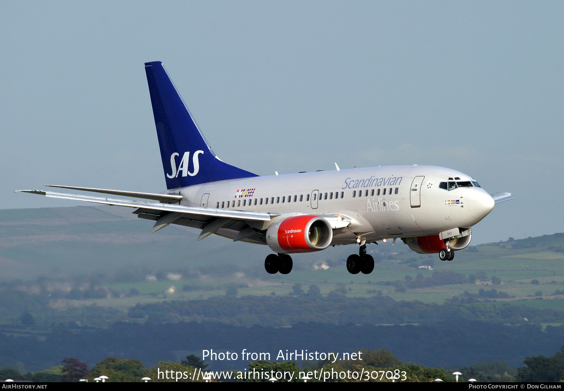 Aircraft Photo of LN-RRX | Boeing 737-683 | Scandinavian Airlines - SAS | AirHistory.net #307083