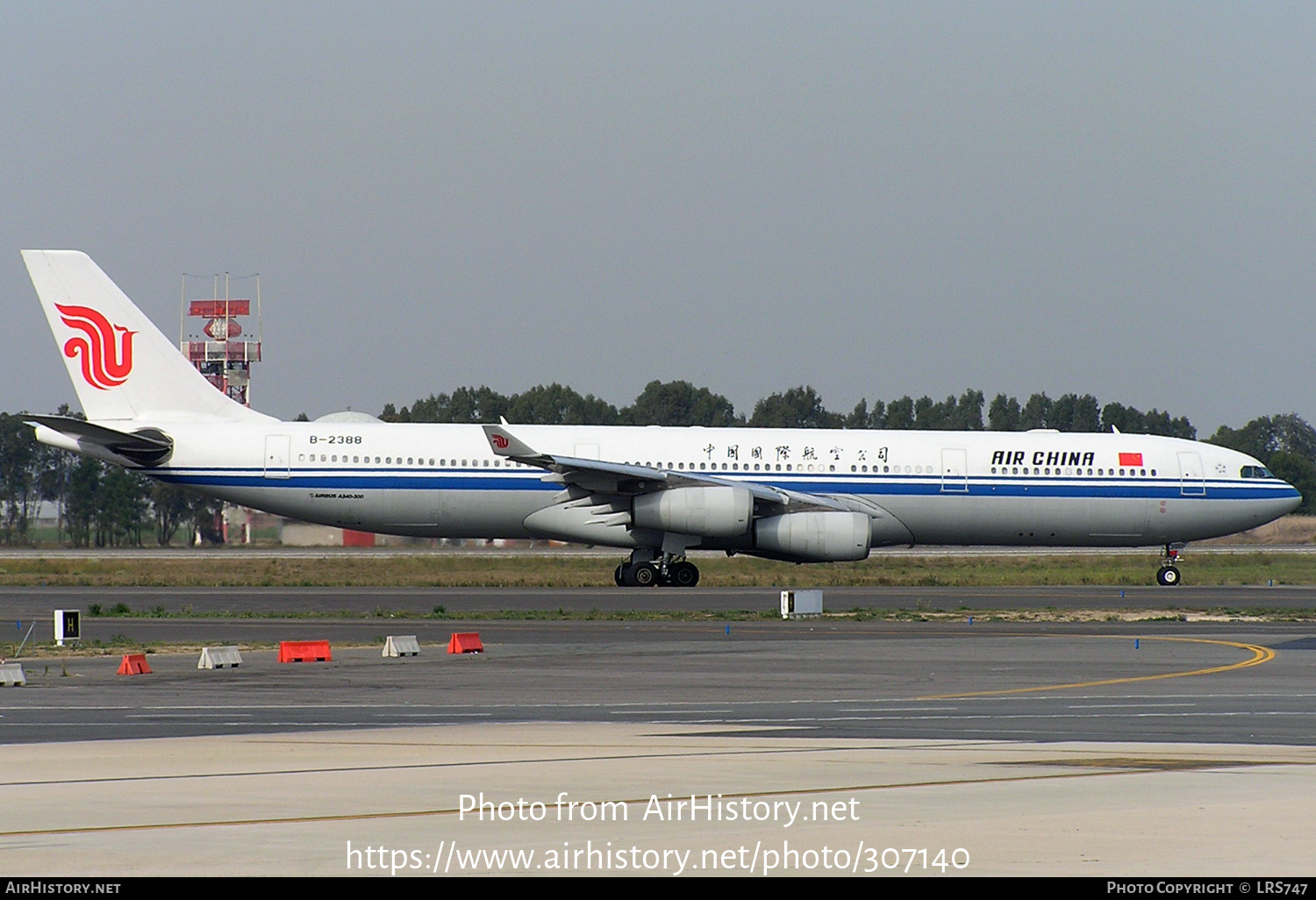 Aircraft Photo of B-2388 | Airbus A340-313X | Air China | AirHistory.net #307140