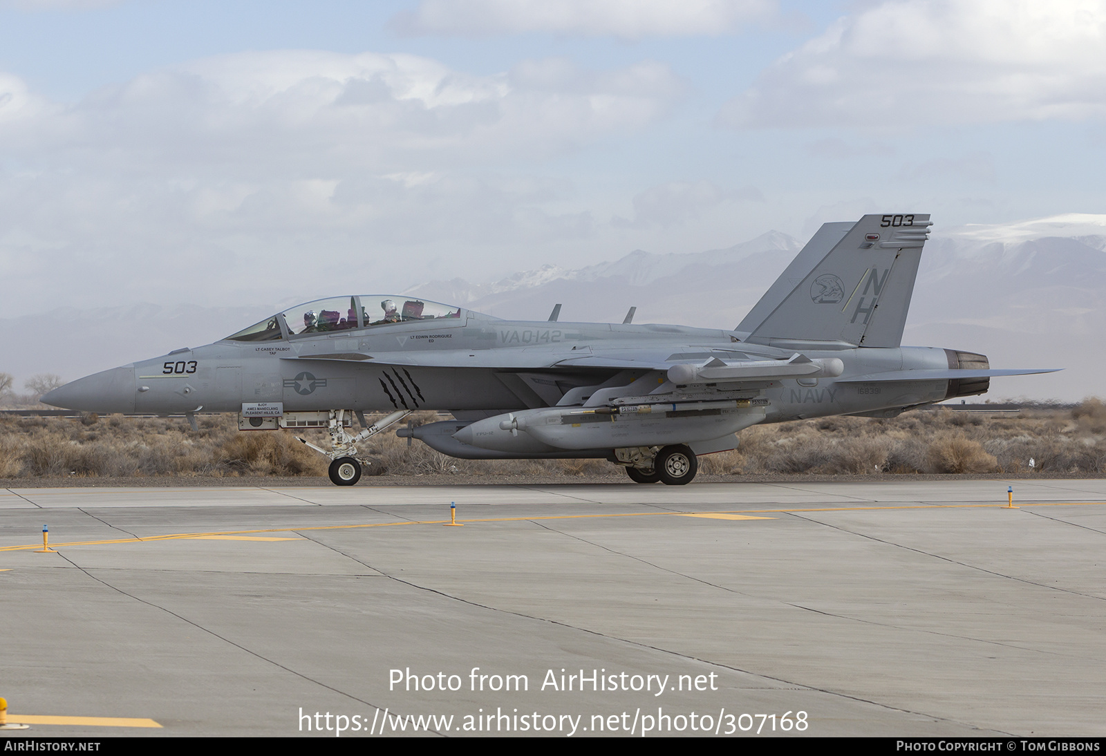 Aircraft Photo of 168391 | Boeing EA-18G Growler | USA - Navy | AirHistory.net #307168