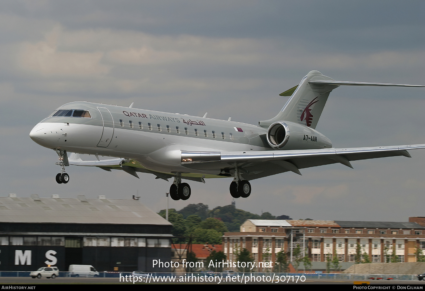 Aircraft Photo of A7-AAM | Bombardier Global Express (BD-700-1A10) | Qatar Airways | AirHistory.net #307170