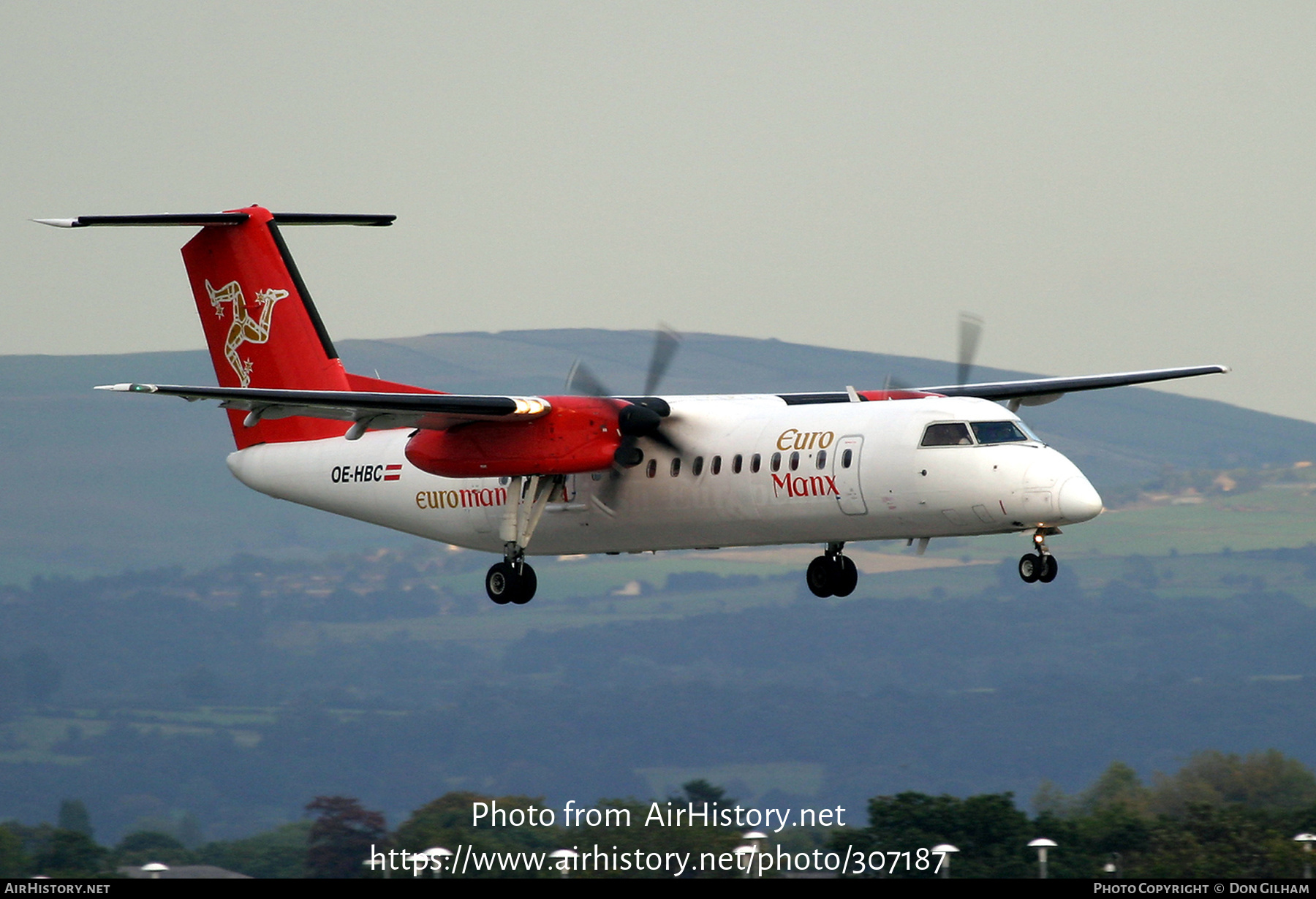 Aircraft Photo of OE-HBC | Bombardier DHC-8-311Q Dash 8 | EuroManx | AirHistory.net #307187