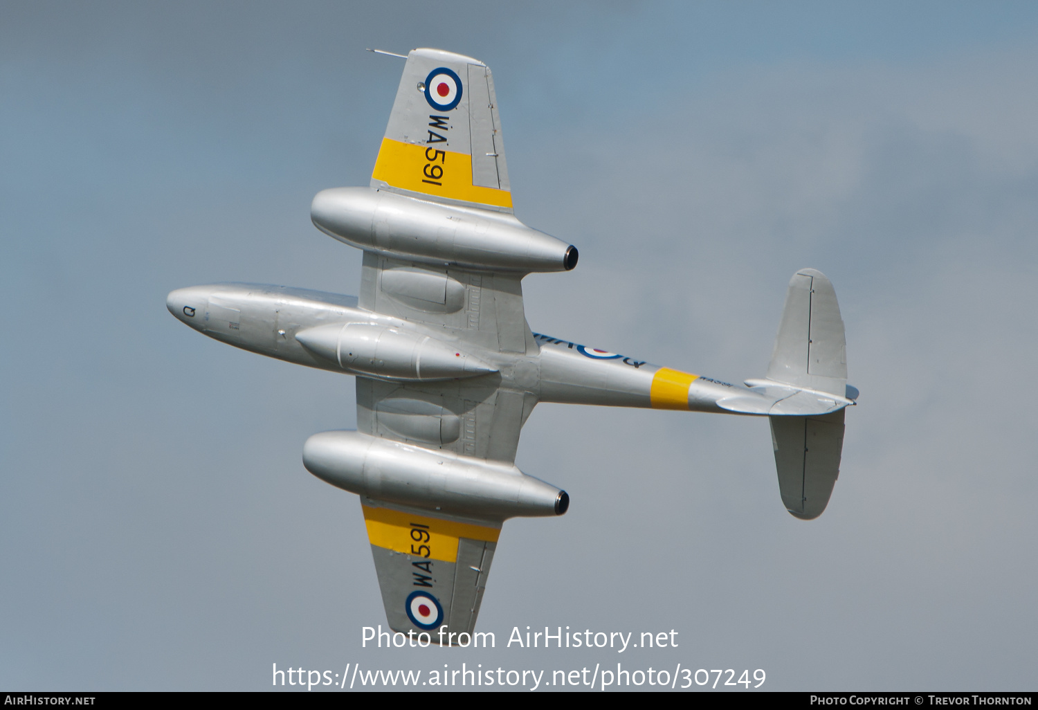 Aircraft Photo of G-BWMF / WA591 | Gloster Meteor T7 | UK - Air Force | AirHistory.net #307249