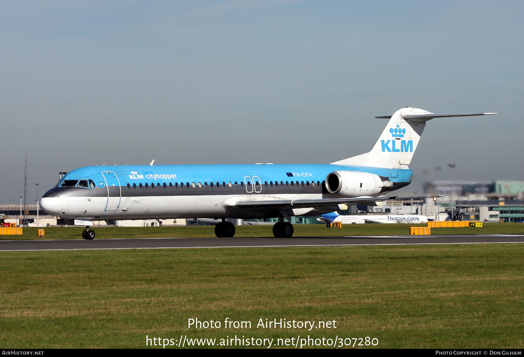 Aircraft Photo of PH-OFA | Fokker 100 (F28-0100) | KLM Cityhopper | AirHistory.net #307280