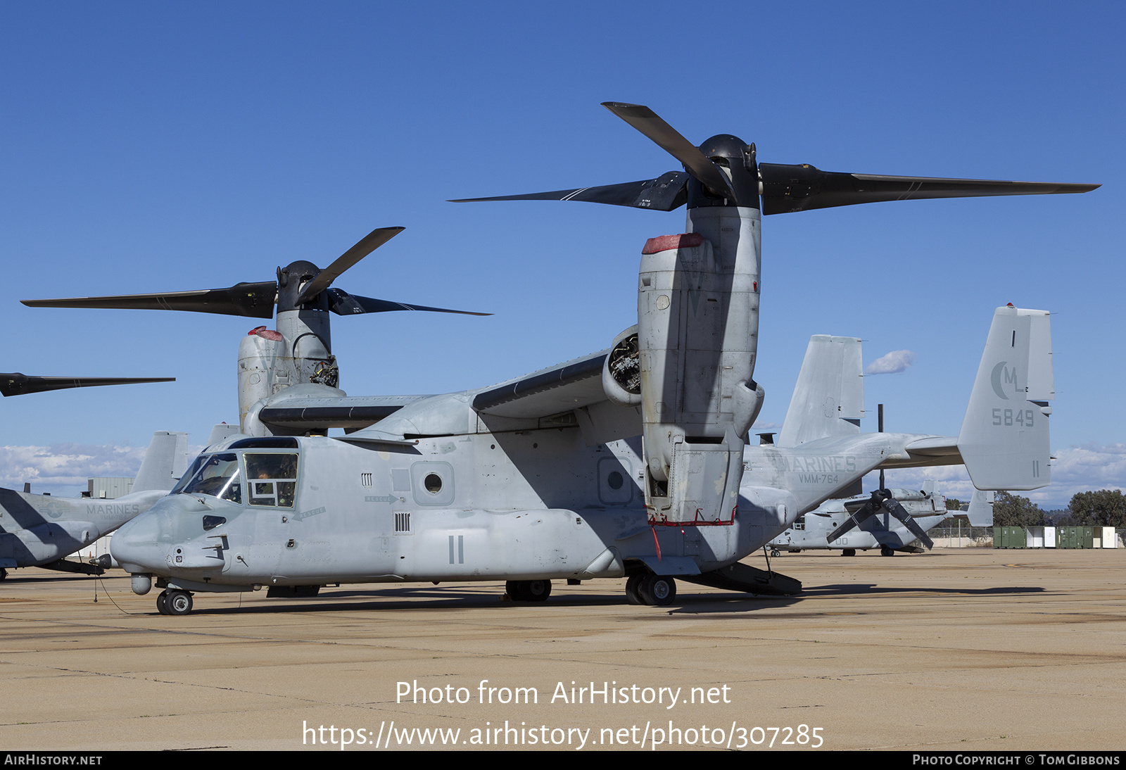 Aircraft Photo of 165849 | Bell-Boeing MV-22B Osprey | USA - Marines | AirHistory.net #307285