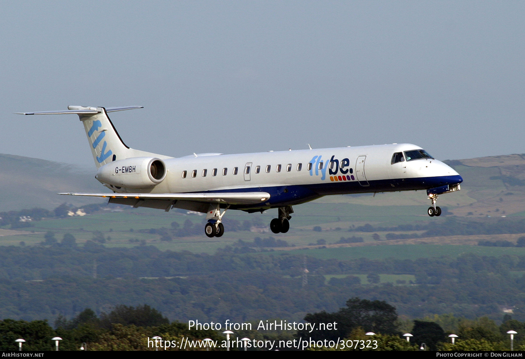 Aircraft Photo of G-EMBH | Embraer ERJ-145EU (EMB-145EU) | Flybe | AirHistory.net #307323