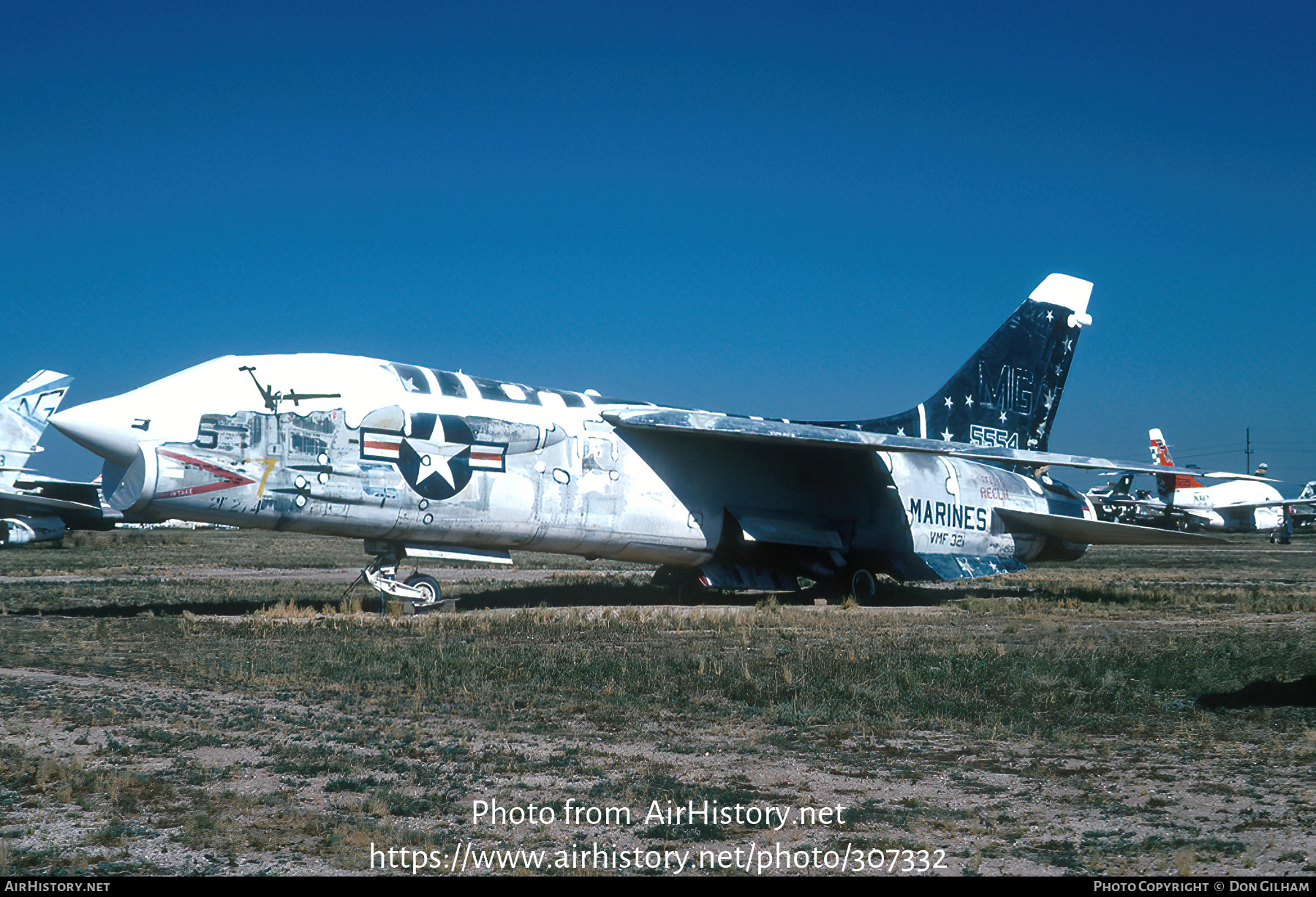 Aircraft Photo of 145554 | Vought F-8K Crusader | USA - Marines | AirHistory.net #307332