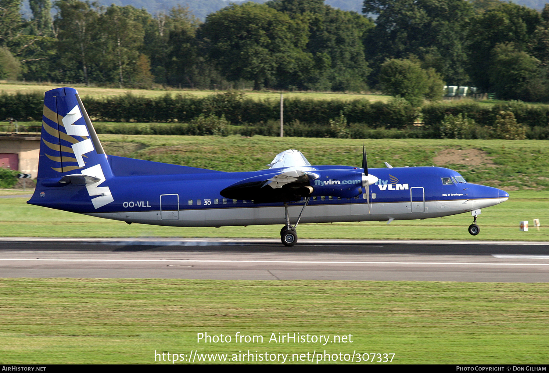 Aircraft Photo of OO-VLL | Fokker 50 | VLM Airlines | AirHistory.net #307337