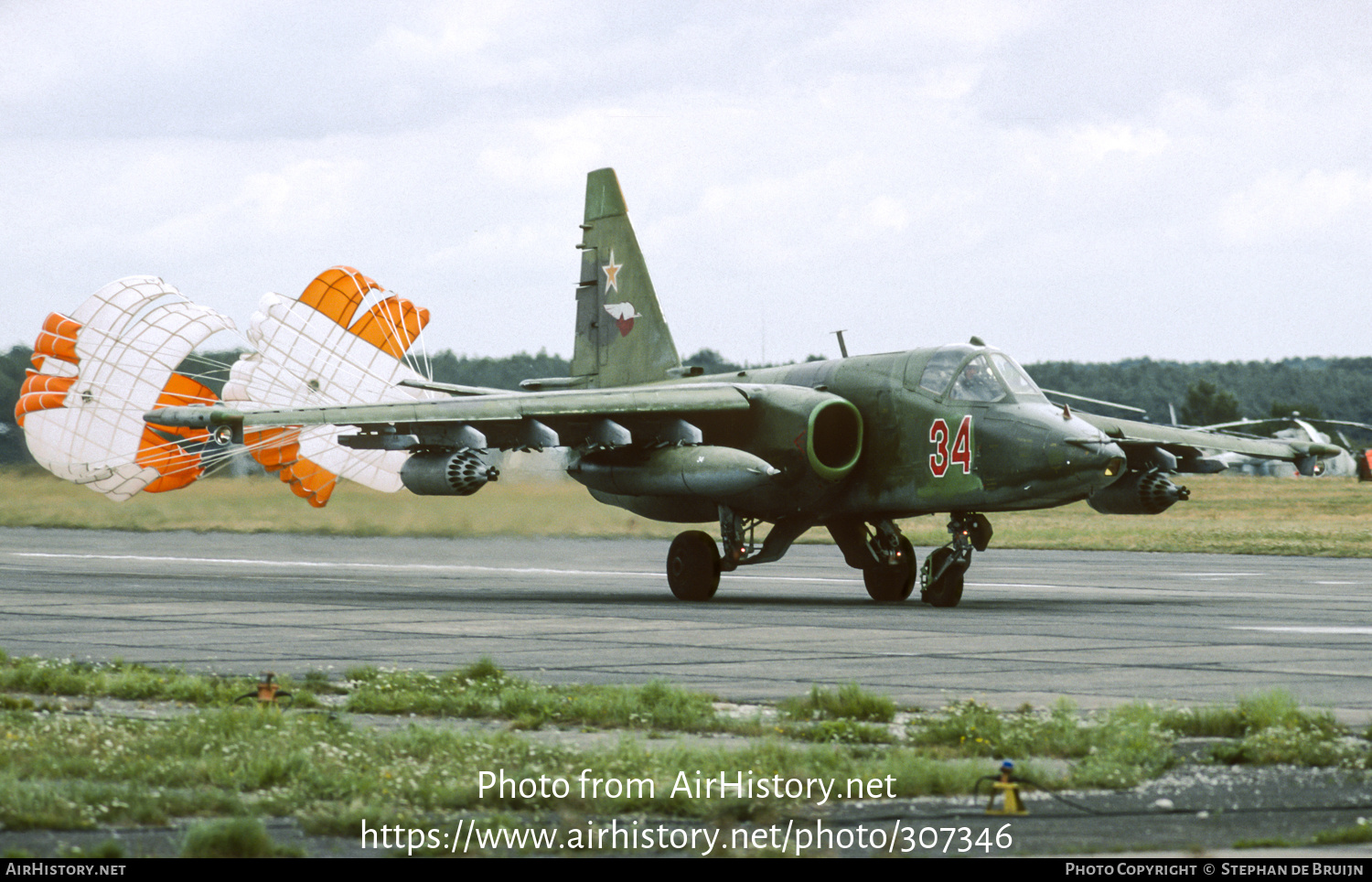 Aircraft Photo of 34 red | Sukhoi Su-25 | Soviet Union - Air Force | AirHistory.net #307346