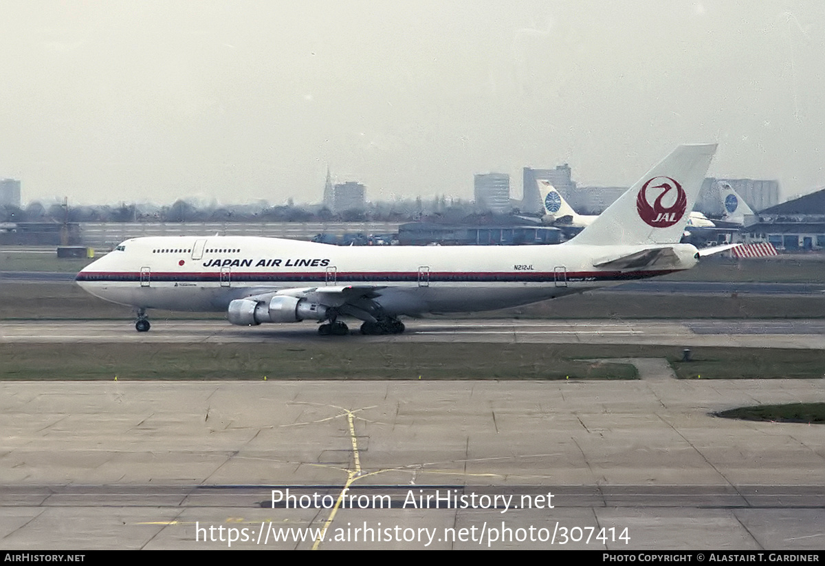 Aircraft Photo of N212JL | Boeing 747-346 | Japan Air Lines - JAL | AirHistory.net #307414