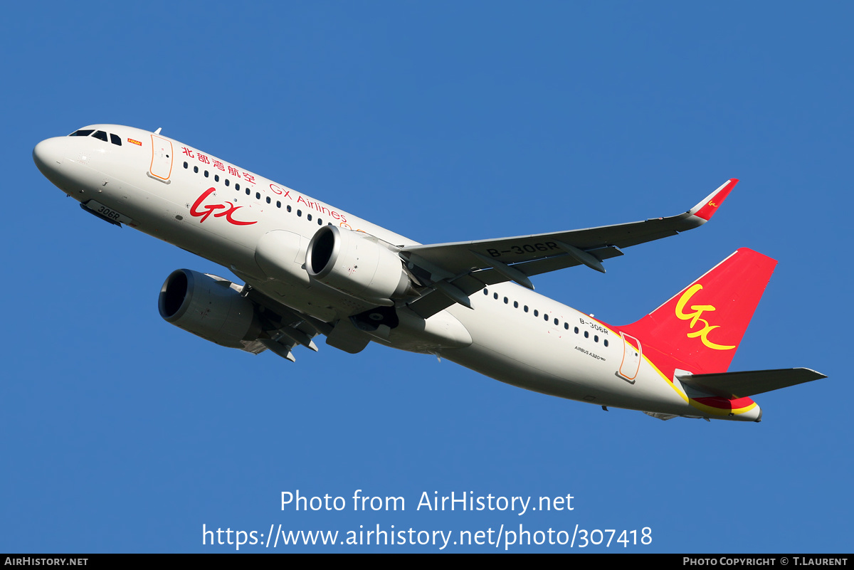 Aircraft Photo of B-306R | Airbus A320-251N | GX Airlines | AirHistory.net #307418