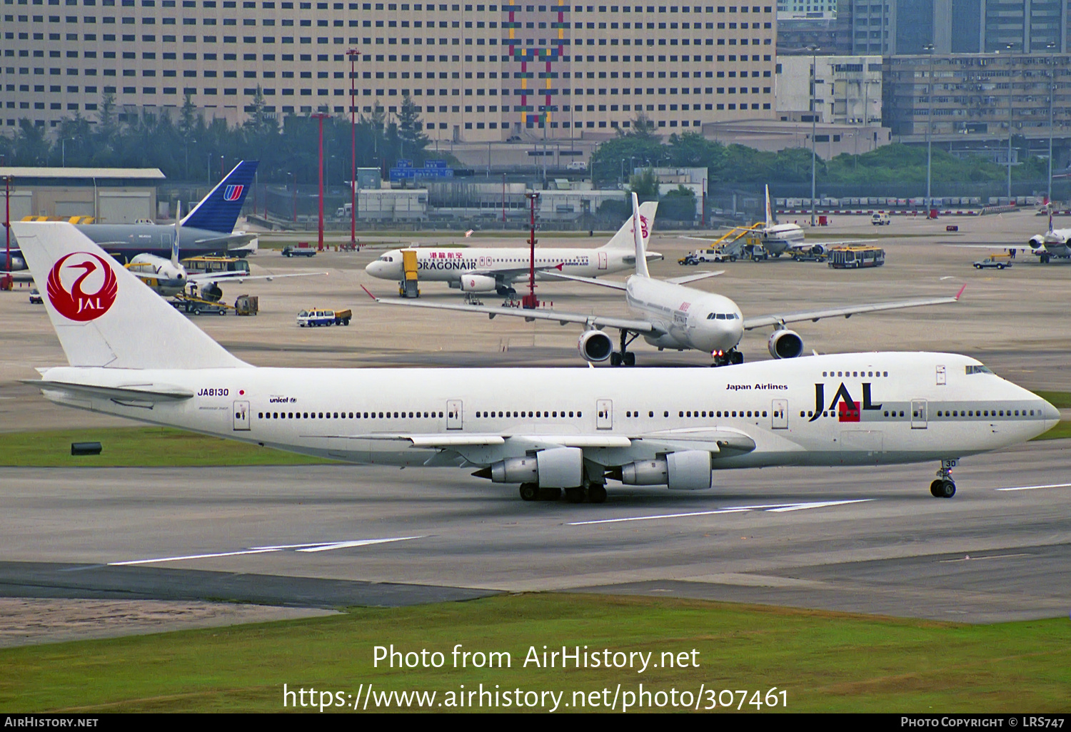 Aircraft Photo of JA8130 | Boeing 747-246B | Japan Airlines - JAL | AirHistory.net #307461