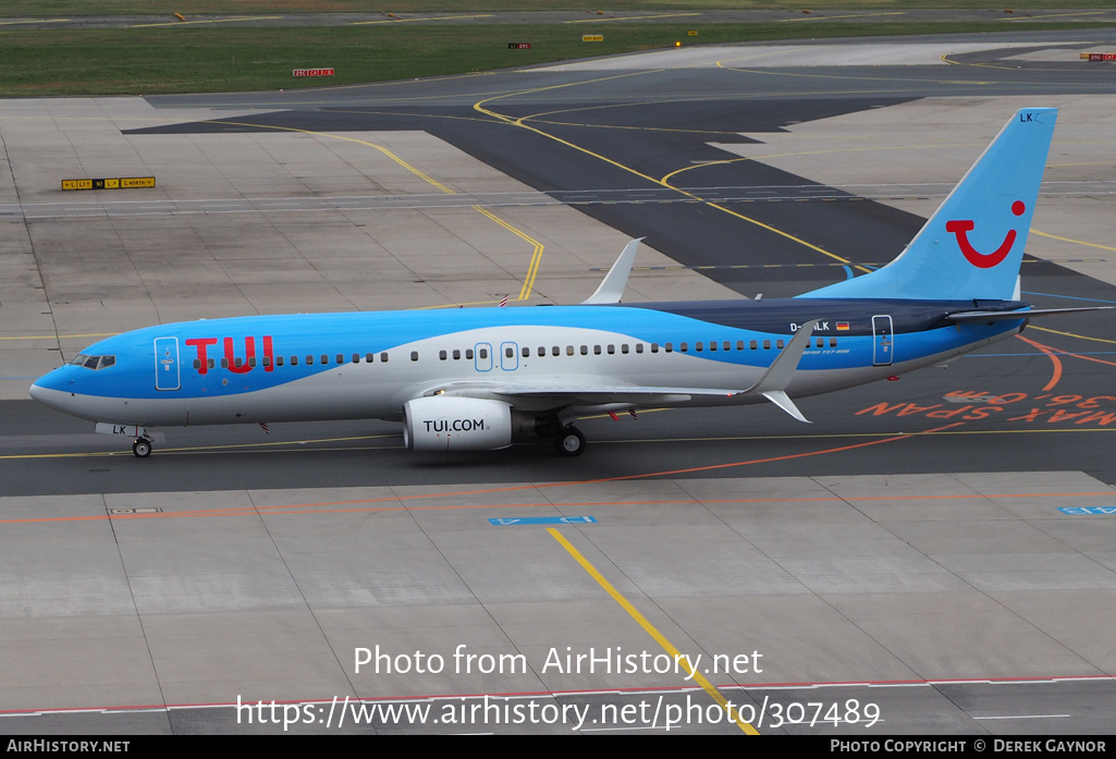 Aircraft Photo of D-AHLK | Boeing 737-8K5 | TUI | AirHistory.net #307489