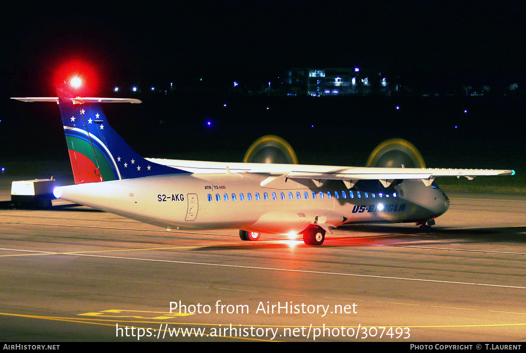 Aircraft Photo of S2-AKG | ATR ATR-72-600 (ATR-72-212A) | US - Bangla Airlines | AirHistory.net #307493