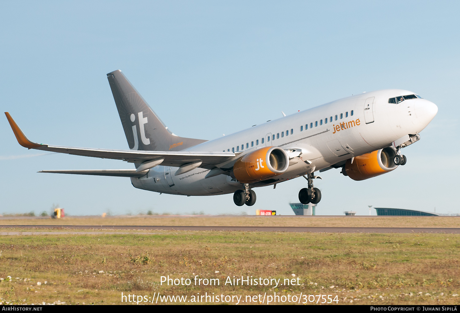 Aircraft Photo of OH-JTV | Boeing 737-7L9 | Jettime | AirHistory.net #307554