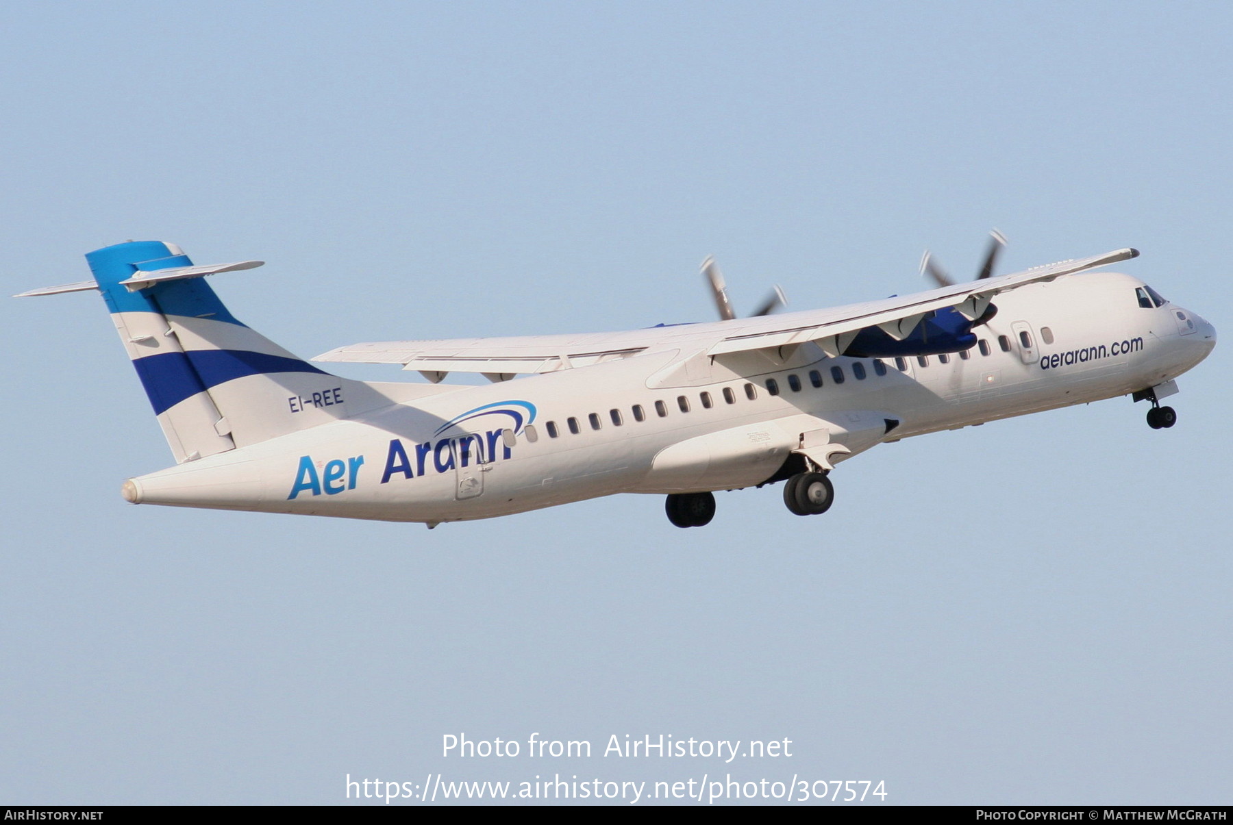 Aircraft Photo of EI-REE | ATR ATR-72-202 | Aer Arann | AirHistory.net #307574