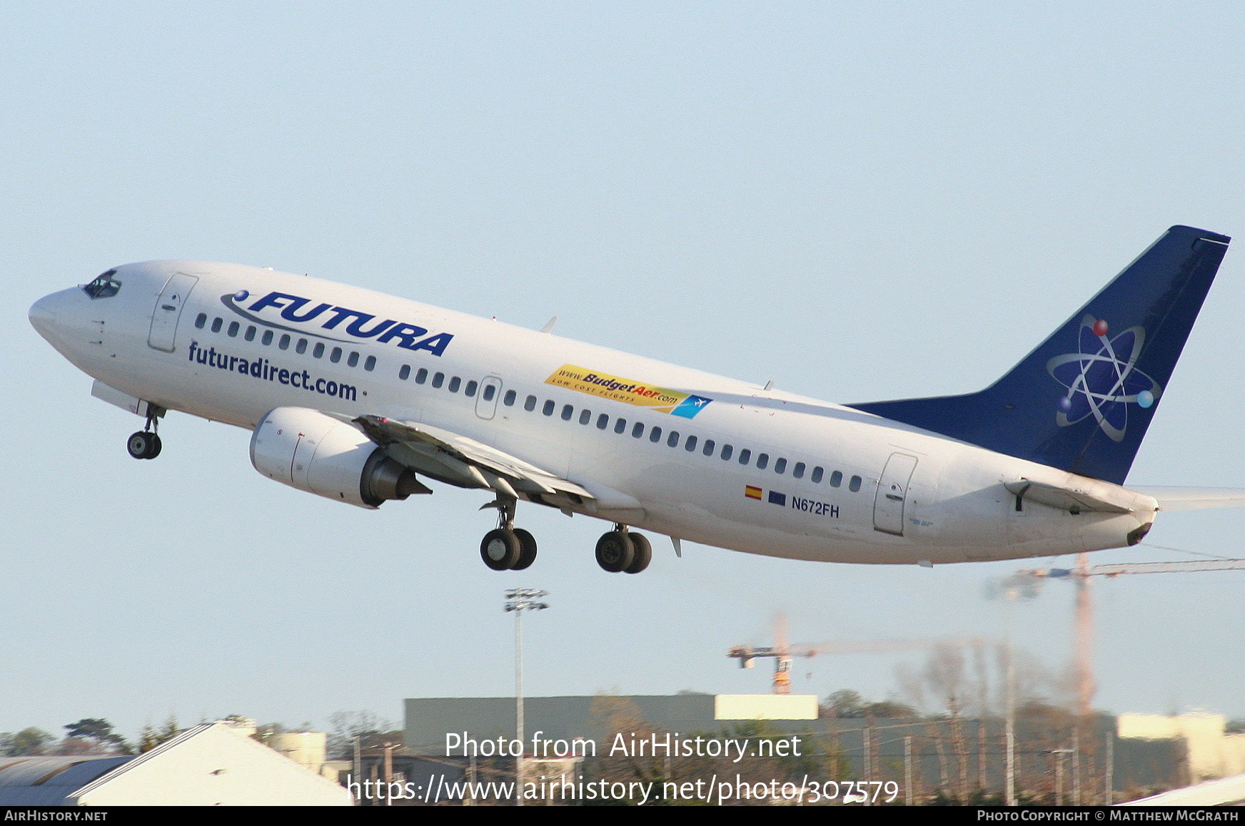 Aircraft Photo of N672FH | Boeing 737-322 | Futura International Airways | AirHistory.net #307579