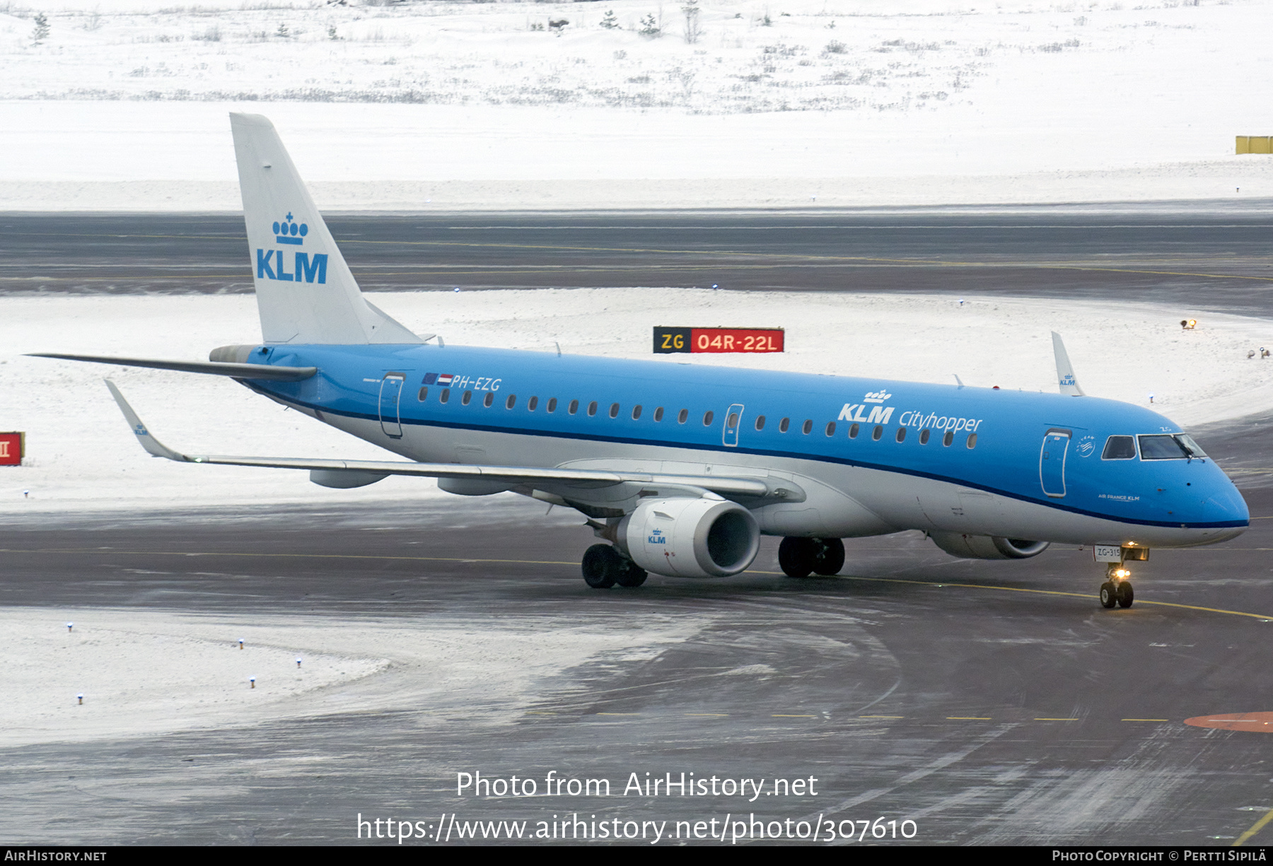 Aircraft Photo of PH-EZG | Embraer 190STD (ERJ-190-100STD) | KLM Cityhopper | AirHistory.net #307610