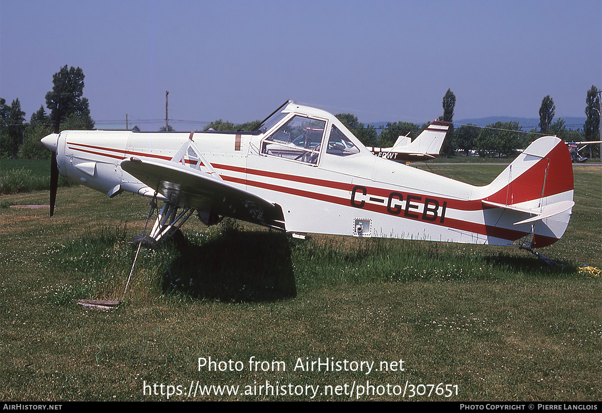 Aircraft Photo of C-GEBI | Piper PA-25-235 Pawnee D | AirHistory.net #307651