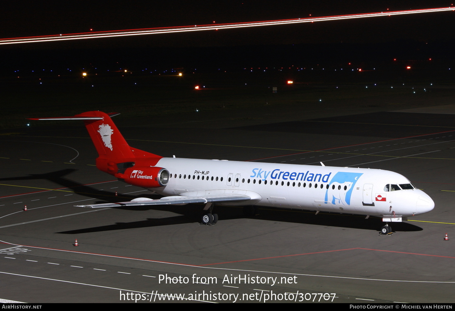 Aircraft Photo of PH-MJP | Fokker 100 (F28-0100) | Sky Greenland | AirHistory.net #307707