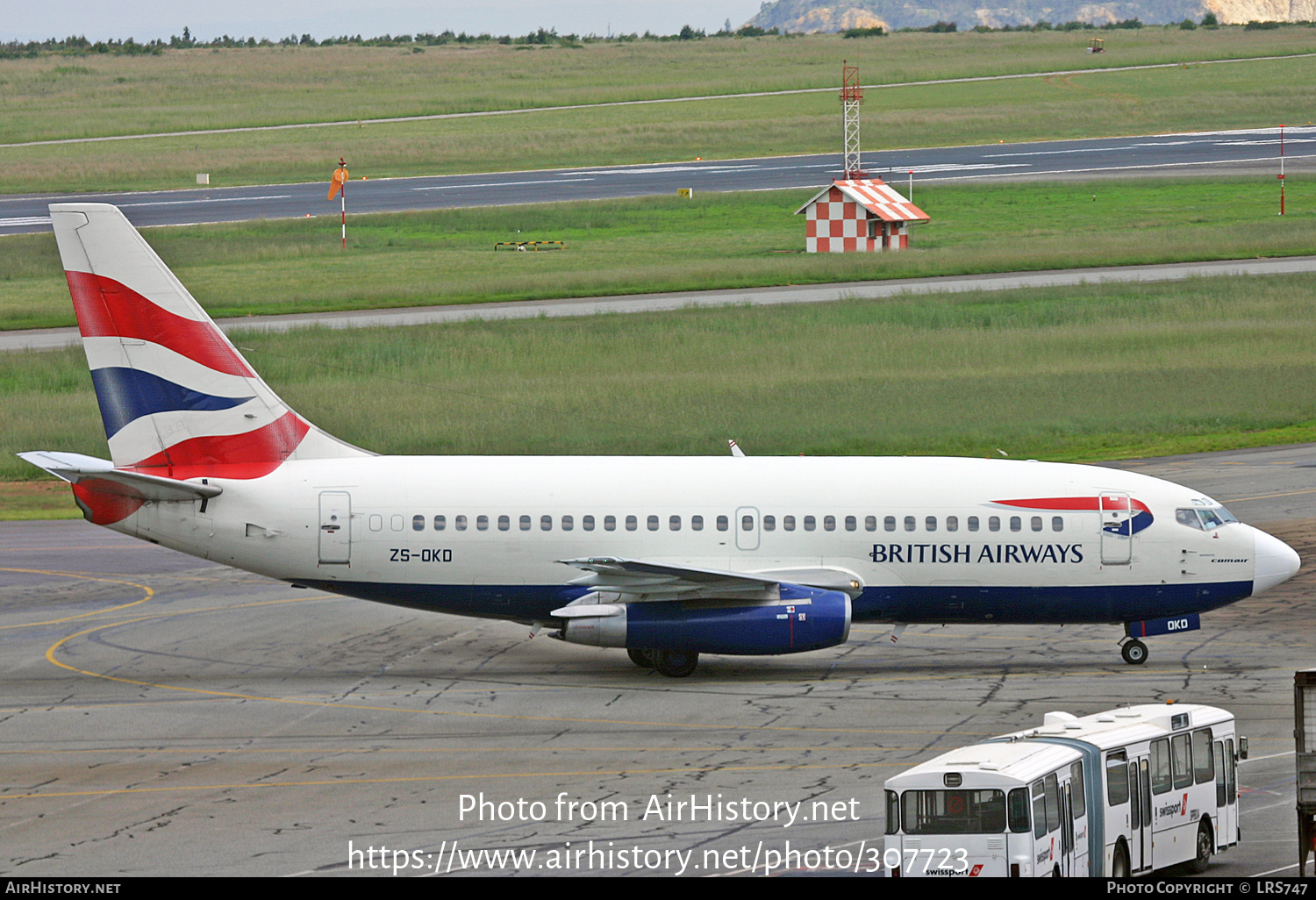 Aircraft Photo of ZS-OKD | Boeing 737-236/Adv | British Airways | AirHistory.net #307723