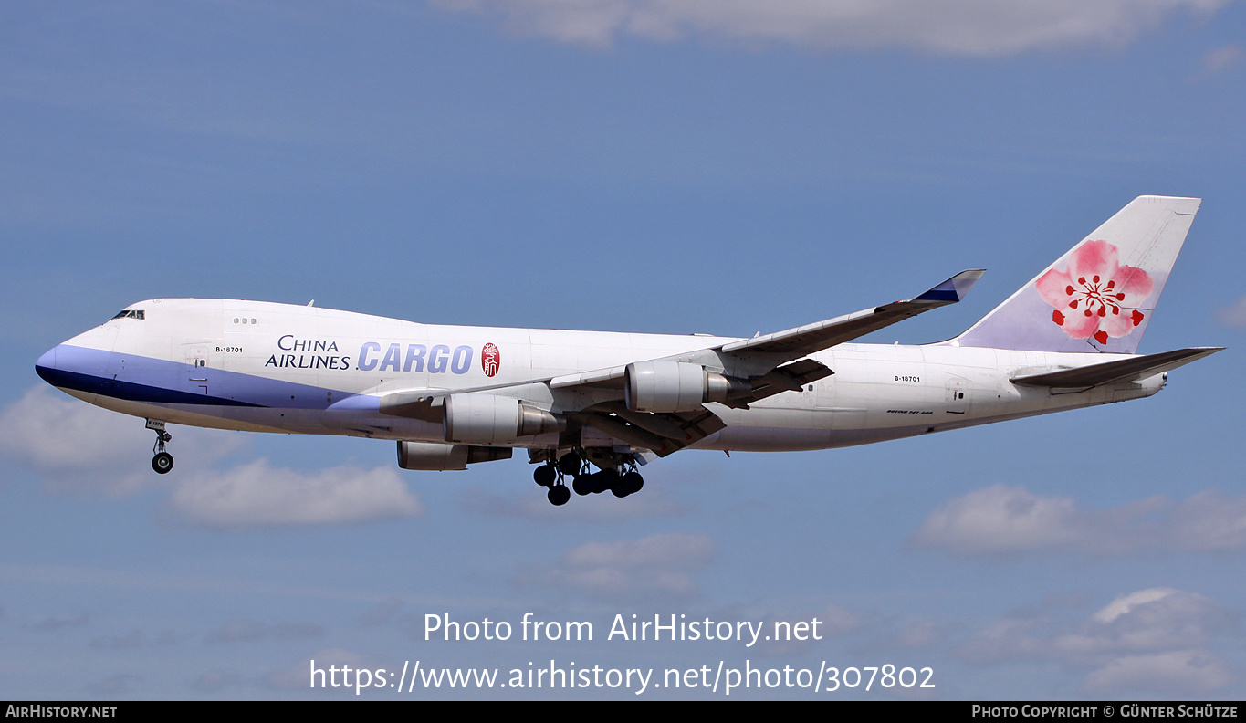 Aircraft Photo of B-18701 | Boeing 747-409F/SCD | China Airlines Cargo | AirHistory.net #307802